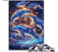 Dream Dolphin 1000 Piece Jigsaw Puzzle for Adults And Teenagers, Family Entertainment Toys Is Ideal As A Gift for The Whole Family (26x38cm)