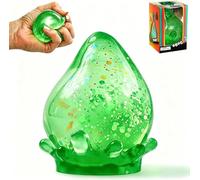 Dream Drop Sensory Squeeze,Dream Stress Drop Ball,Squishy Stress Balls Slow Rise Squishies with Super Solid Squish Soft Fidgets Malt Sugar Squishy Relief Fidget Sensory for Anxiety Stress (Green)
