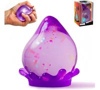 Dream Drop Sensory Squeeze,Soft Fidget Toys Dream Squishy Drop,Stress Balls for Adults Slow Rise Squishies with Super Solid Squish Malt Sugar Squishy Relief Fidget Sensory for Anxiety Stress (Purple)
