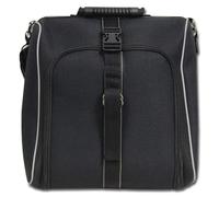 Dream Duffel Track Day Suit Bag, Racing Firesuit Travel Case with Built-In Hanger, Interior Pockets, & Adjustable Strap, Black, OneSize