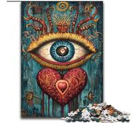 Dream Eye Adult Puzzles 1000 Pieces, Brain Intelligence Challenge Addictive Toys Birthday Gifts for Age 14+ (26x38cm)