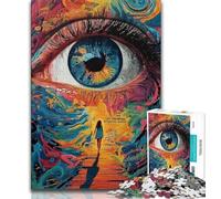 Dream Eye Jigsaw Puzzles for Teenagers 1000 Piece Puzzle,Fun Games Every Piece Is Unique - Challenging Family Fun Game (50x75cm)