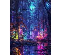 Dream Forest Jigsaw Puzzle 6000 Piece, Puzzles for Adults 6000, The Impossible Challenge, Jigsaw Puzzle Games Classic Educational, Wooden Puzzles, for Home Wall Decoration Gift FNKL1-731