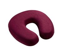 Dream Garden Comfort Memory Foam U Shaped Pillow Neck Support Head Rest Cushion (wine red)