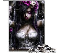 Dream Girl 1000 Piece Jigsaw Puzzles for Adults & Teens, Art Interesting Stress Reduction Wishlist with Santa Claus for Age 14 (26x38cm)