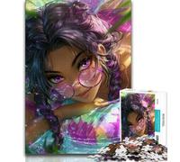 Dream Girl Jigsaw Puzzles for Adults 1000 Pieces,Challenging To Complete But Fun And Humorous with Matching Poster And Trivia Sheet 38x26cm