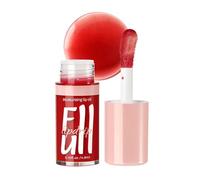 Dream Glow Tinted Lip Oil ; Formula: Lip Gloss with a high shine finish, Non-sticky Long Lasting | Korean Plumped Tinted Lip Oil - 0.19 fl. oz. 5.7 ml (002 NUDE MAUVE, Original) PtZ382 (D, 7.5X2.3cm)