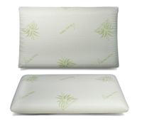 DREAM HAVEN Memory Foam Soap Pillow with Aloe Vera Cover, Neck and Orthopaedic Bed Pillow, Anti Dust Mite and Hypoallergenic Bed Pillow (Aloe Vera Pillowcase, 1)