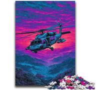 Dream Helicopter Jigsaw Puzzles for Teenagers 2000 Piece,Educational Game Challenge Toy Wall Decoration Unique Birthday And Xmas Gifts (70X100cm)