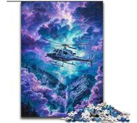Dream Helicopter Jigsaws Puzzles 1000 Pieces for Teenagers Gifts, Pattern Assembly Fun at Home Activities, Birthday Present,Travel Gifts (50x75cm)