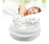 Dream Hero Mouth Guard Snore Stopper Sleep Apnea Mouth Guard Anti Snoring Devices Snoring Aids for Men Women Anti-Molar Silicone Braces Dental Tray (White)