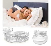 Dream Hero Mouth Guard Snoring Mouth Guard Anti Snoring Mouthpiece, Mouth Guard for Teeth Grinding Sleep Anti-Molar Reusable Mouth Guard Gift for Man Women Better Sleep (White)