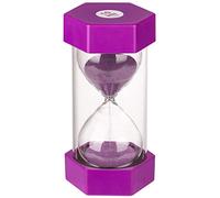 Dream HorseX Hourglass, Double Protection, Sand Timers, Time Management Assistant, Creative Gift, Living Room Office Decoration (10 minutes, purple)