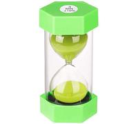 Dream HorseX Hourglass, Double Protection, Sand Timers, Time Management Assistant, Creative Gift, Living Room Office Decoration (3 minutes, green)