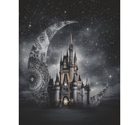 Dream Journal with Celestial Moon and Stars Landscape, Lined and Aesthetic Notebook for Nighttime Reflections & Personal Growth: Filled with ... Questions, and Reflections (7.25x9.25)