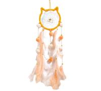 Dream Keeper Wall Decor Handmade Plumed Dream Net Wind Chime