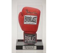 Dream Keepers Acrylic Boxing Glove Display Case with Classic Black Base and FREE Personalised Plaque (PLEASE SEND MESSAGE WITH WHAT YOU WANT ON THE PLAQUE)