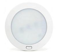 Dream Lighting 12V Caravan Light, 5inch Round Ceiling Light 12V, 5W Dimmable Neutral White 4000K, White Housing, IP44, Interior LED Lighting for Campervan, Motorhome, Boat