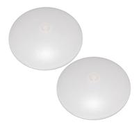 Dream Lighting 12v Ceiling Lights Warm White for Caravan Campervan Motorhome Camper Van Interior LED Lighting with Night Visible Switch 3000K 4.5 inch Round Lights