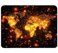 Dream Mouse Mat 360x300x3mm Map Mouse Pad, Thick Non-Slip Rubber Base Desk Mat and Stitched Edge, Optimised for Gaming Sensors Mousepad Office Accessorie for Home Computers Learning Laptop PC,Model461