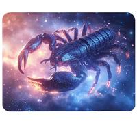 Dream Mouse Mat 360x300x3mm Scorpion Mouse Pad, Thick Non-Slip Rubber Base Desk Mat and Stitched Edge, Optimised for Gaming Sensors Mousepad Office Accessorie for Home Computers Learning PC, Model539