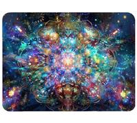 Dream Mouse Mat 420x350x3mm Mandala Mouse Pad, Thick Non-Slip Rubber Base Desk Mat and Stitched Edge, Optimised Gaming Sensors Mousepad Office Accessorie for Home Computers Learning Laptop PC,Model965