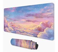 Dream Mouse Mat 600x400 mm, Large Mouse Pad Starry Sky Waterproof & Durable Desk Mat with Non-Slip Rubber Base and Stitched Edges, Gaming Mousepad for Home, Office, PC, Laptop, Room Decor 3Y-373