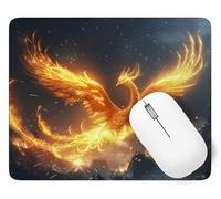Dream Mouse Mat, Small Mouse Pad Phoenix Waterproof Gaming Mousepad, Mini Desk Mat 34 x 28 cm with Anti-Slip Base, Stitched Edges Mousepad, Keyboard, Mousemats for Desk, Gifts for Women p1j-941