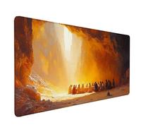 Dream Mouse Pad Large 120x60cm, The Last Supper Gaming Mouse Pad Waterproof Desk Mat with 3MM Stitched Edges, Non-Slip Rubber Base Mousepad Computer Accessories for Gaming, Office, Gifts -lsy260307