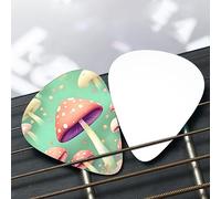 Dream Mushroom Patterned guitar pick set - (thin/medium/thick), widely compatible with all kinds of stringed instruments,