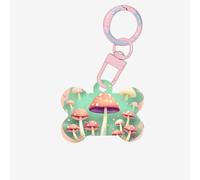 Dream Mushroom Print Pet ID Tags - Bone Shaped Acrylic Dog & Cat Identification Tag,for Small Pet Collar Pendant Charm