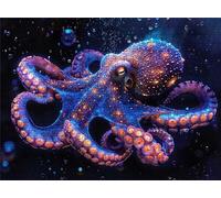 Dream Octopus Puzzle - 1500 Piece Jigsaw Puzzles for Adults - The Back Features Printed Letter Guides - The Pieces fit Together Snugly - Wooden Puzzles for Adults - Gifts Man 34.3 X 22.4 Inch s7h-800
