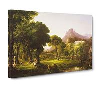 Dream Of Arcadia By Thomas Cole Canvas Print | Gallery Wrapped 30mm Frame Wall Art | 30x20 inches | Ready to Hang | Classic Picture | Living Room Bedroom Lounge Office