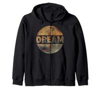 Dream of Mars Space Pioneers Colonizing and Terraforming Zip Hoodie