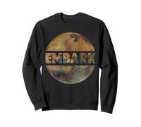 Dream of Mars Space Pioneers Embark To The Colony Sweatshirt