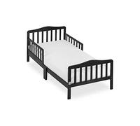 Dream On Me Classic Design Toddler Bed in Black, Greenguard Gold Certified