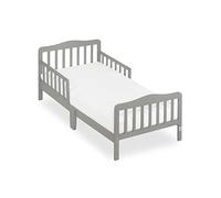 Dream On Me Classic Design Toddler Bed in Cool Grey, Greenguard Gold Certified