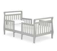 Dream On Me Emma 3 in 1 Convertible Toddler Bed | Converts to Table & 2 Chairs, 4 Safety Guardrails, Phthalate & BPA Free, Low to Floor Bed Frame, 50 Lb Limit, BSA Verified