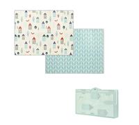 Dream On Me Play Time Reversible Baby Play Mat |Foldable Extra Large Thick Foam Crawling Playmats for Toddlers| Waterproof Portable Playmat for Babies | Yoga/Picnic/Game Mat| Indoor/Outdoor, Multi