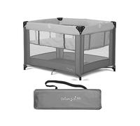 Dream On Me Zazzy Portable Playard with Bassinet in Black