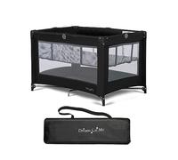 Dream On Me Zazzy Portable Playard with Bassinet in Black, Packable and Easy Setup Baby Playard, Lightweight and Portable Playard for Baby with Mattress and Travel Bag