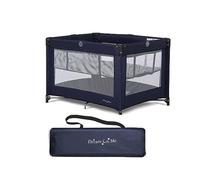 Dream On Me Zazzy Portable Playard with Bassinet in Navy