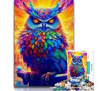 Dream Owl Adult Puzzles 1000 Pieces,Challenging To Complete But Fun And Humorous Birthday Present,Gifts,Wall Art (75x50cm)