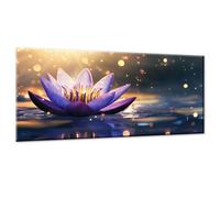 Dream Paint by Numbers for Adults, Paint by Numbers Kits On Canvas, DIY Digital Painting for Adults Beginners with Acrylic and Brushes, Lotus Oil Painting Craft for Home Wall Decor 12x24 Inch w0-627