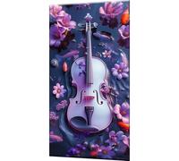 Dream Paint by Numbers for Adults, Paint by Numbers Violin, Digital Painting for Adults Beginners with 3 Brushes and Acrylic Paints, DIY Oil Painting Craft Art for Home Wall Decor 24x48 Inch w0-1329