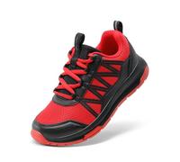 DREAM PAIRS Boys DuraPlay Trainers | Reinforced Toe Heel Durable, Wave-Pattern Grippy Safe, Foam Insole Comfort, Reflective Stripe Visibility