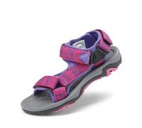 DREAM PAIRS Boys Girls Sandals Sports Outdoor Athletic Sandals for Kid Adjustable Strap Open Toe Summer Sneakers,Size 4 Big Kid,Fuchsia/Purple,170892-K