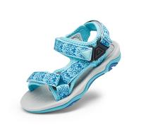 DREAM PAIRS Boys Girls Sandals Sports Outdoor Athletic Sandals for Kid Adjustable Strap Open Toe Summer Sneakers,Size 4 Big Kid,Baby/Blue,170892-K