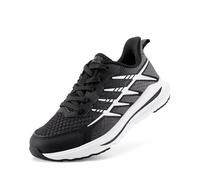 DREAM PAIRS Boys Girls Shoes Kids Tennis Athletic Running Lace Up Walking Duraplay Lightweight Sneakers for Little/Big Kid,Size 2 Big Kid,Black,KKUMRS2509