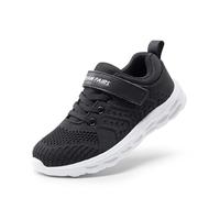 DREAM PAIRS Boys Girls Shoes Kids Tennis EZ-Ons GoGetters Running Athletic School Sneakers for Little/Big Kid,Size 8 Little Kid,Black-Qh,KD18001K